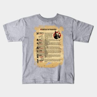 The Seven Virtues of Bushido V Kids T-Shirt